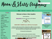 Tablet Screenshot of moonandstarsgraphics.com